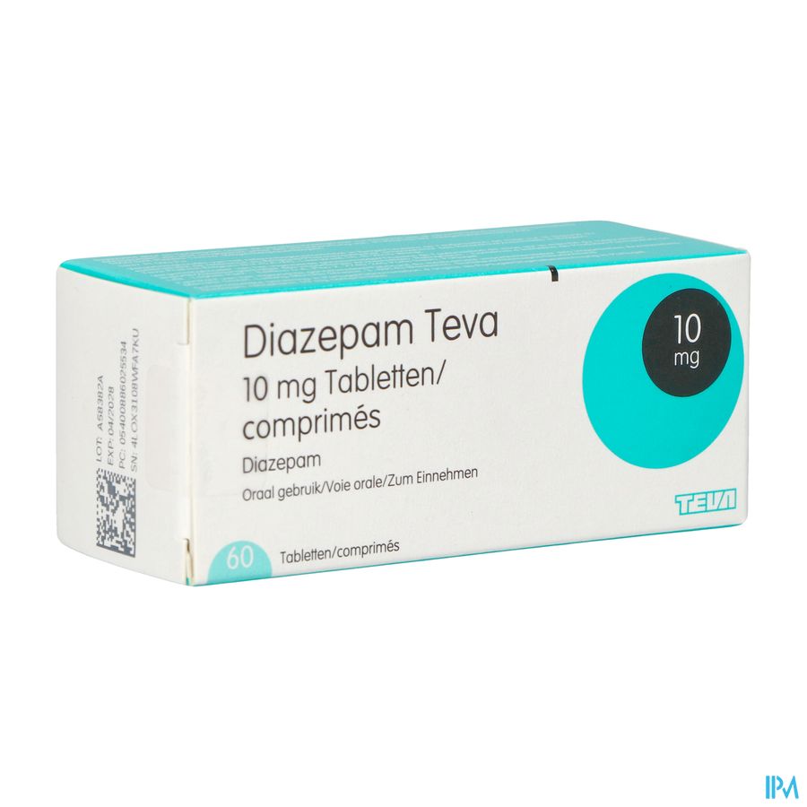 Diazepam Teva Pi Pharma 10mg Comp 60 Pip Diazepam Teva Pi Pharma 10mg Comp 60 Pip