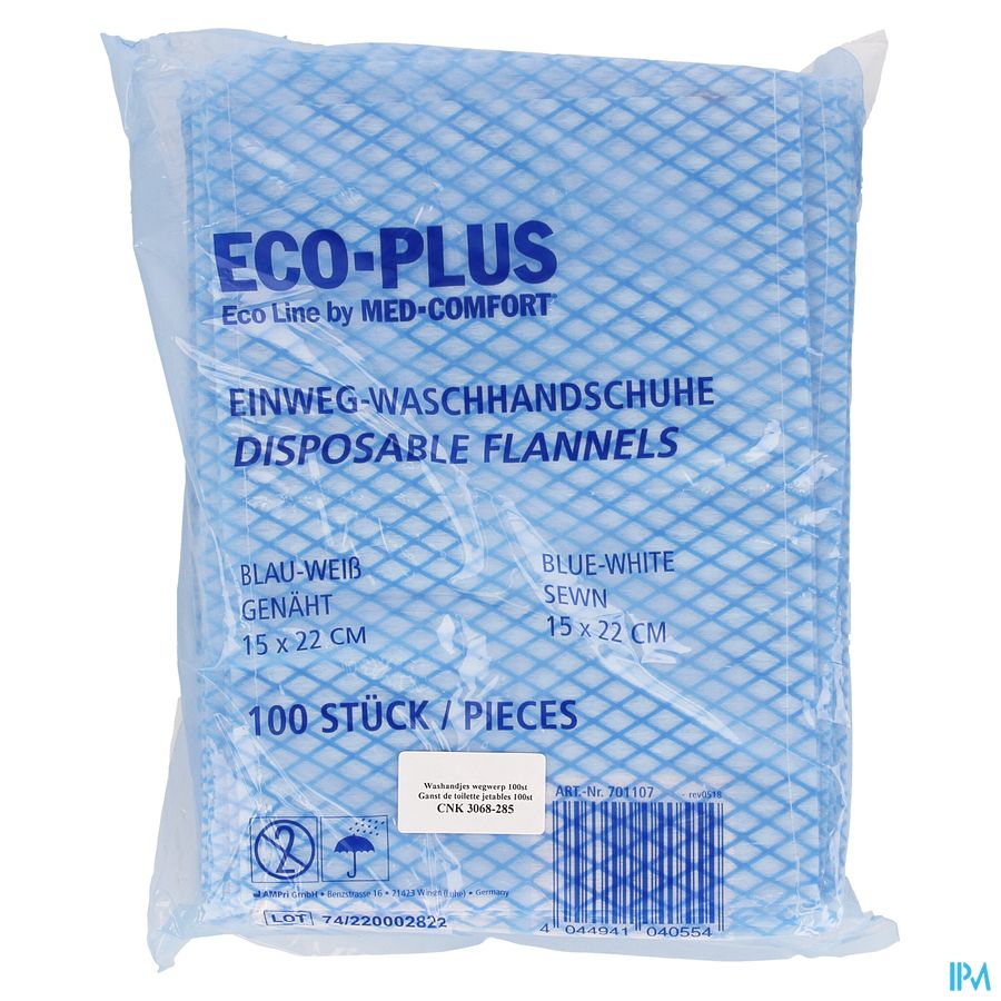 Washandjes Wegwerp 100 Covarmed 1