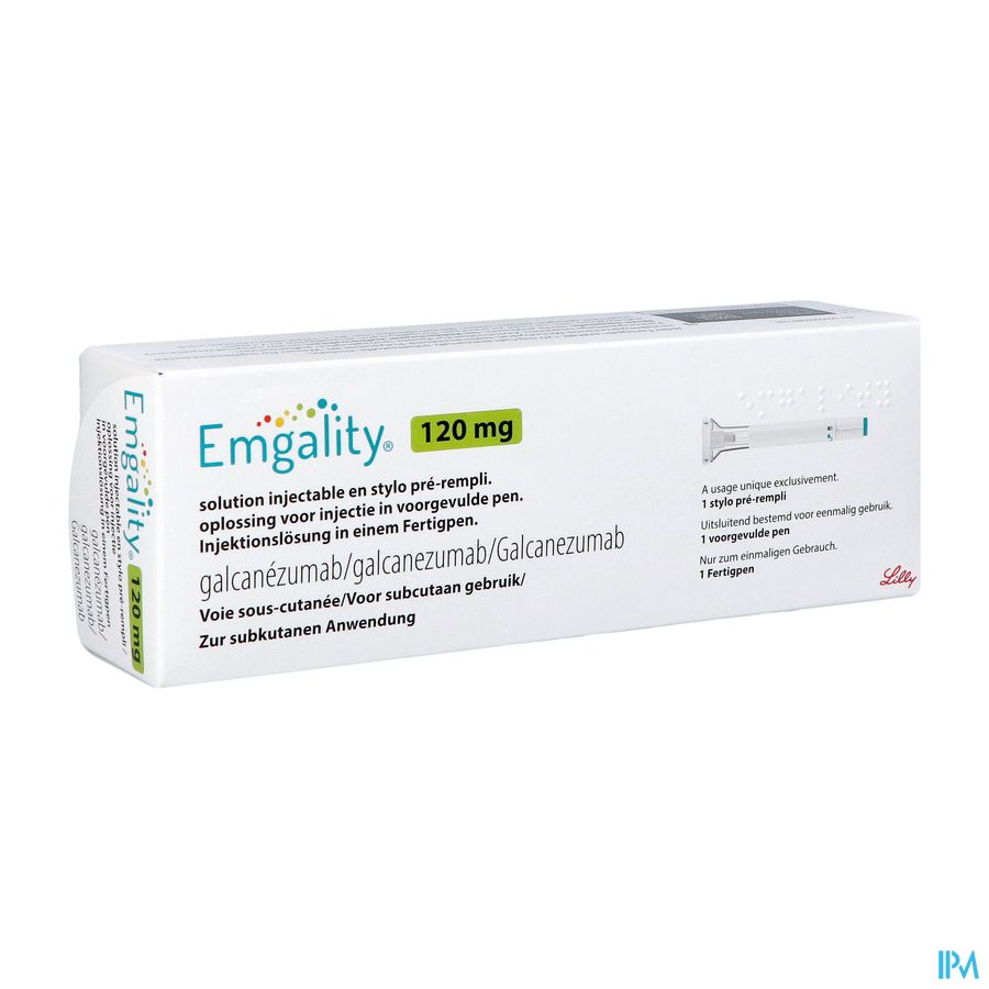 Emgality 120mg Sol Inj Stylo Prerempli 1