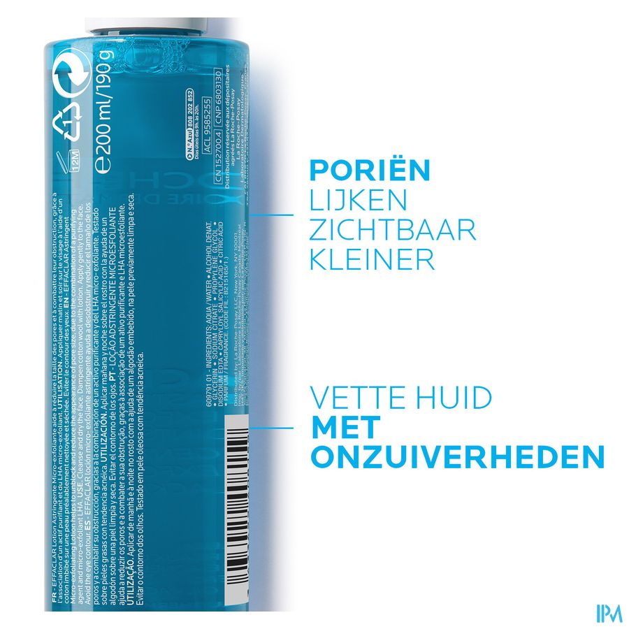 La Roche Posay Effaclar Lotion Astringente 200ml 4