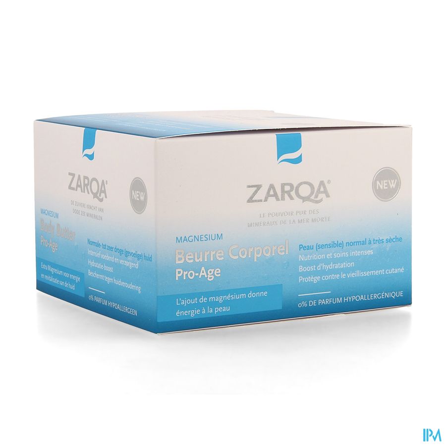 Zarqa Magnesium Beurre Corps 200ml Zarqa Magnesium Beurre Corps 200ml