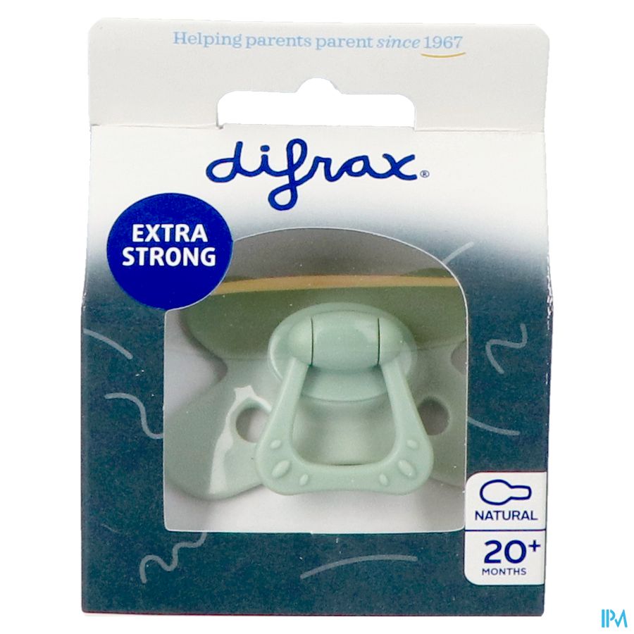 Difrax Fopspeen Natural 20m+ Special Edition Green 1
