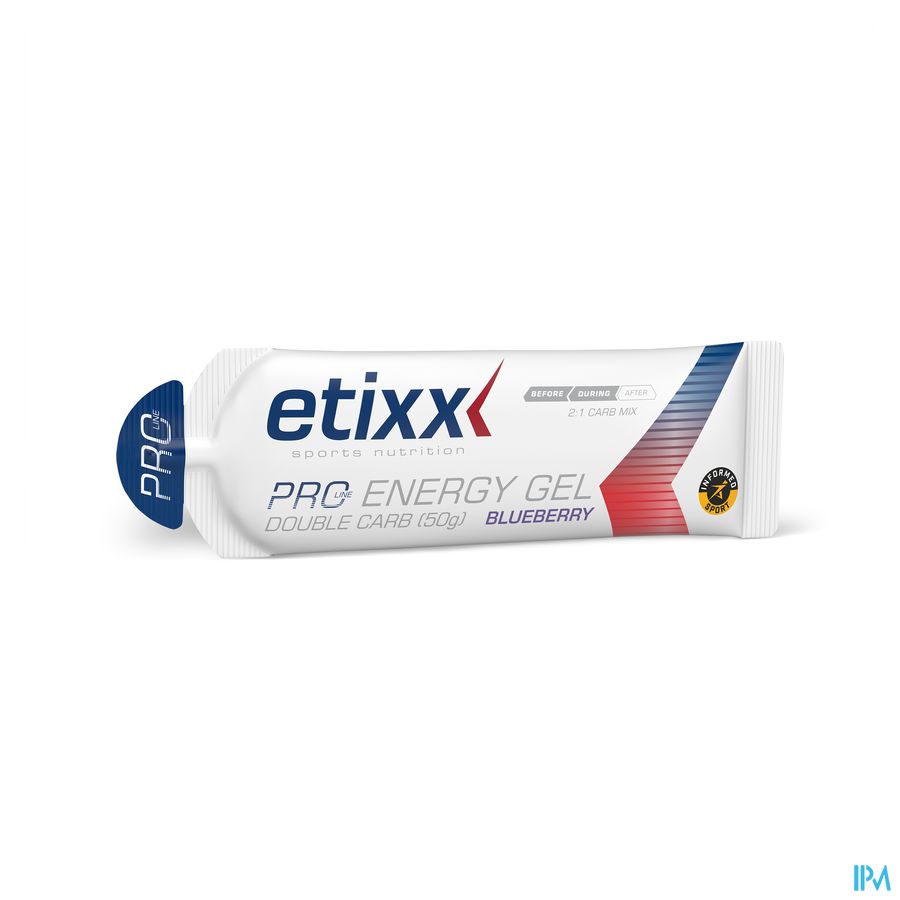 Etixx Double Carb Energy Gel Prol.blueberry12x60ml 4