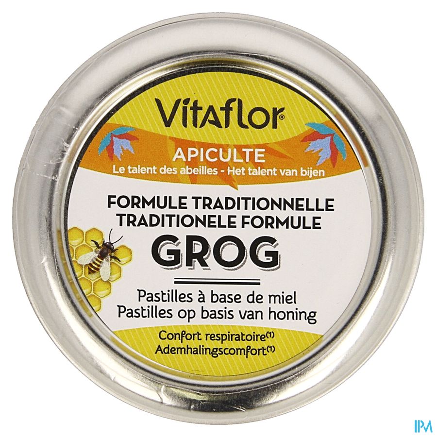 Vitaflor Grog Formule Tradit. Miel Past. 45g 1