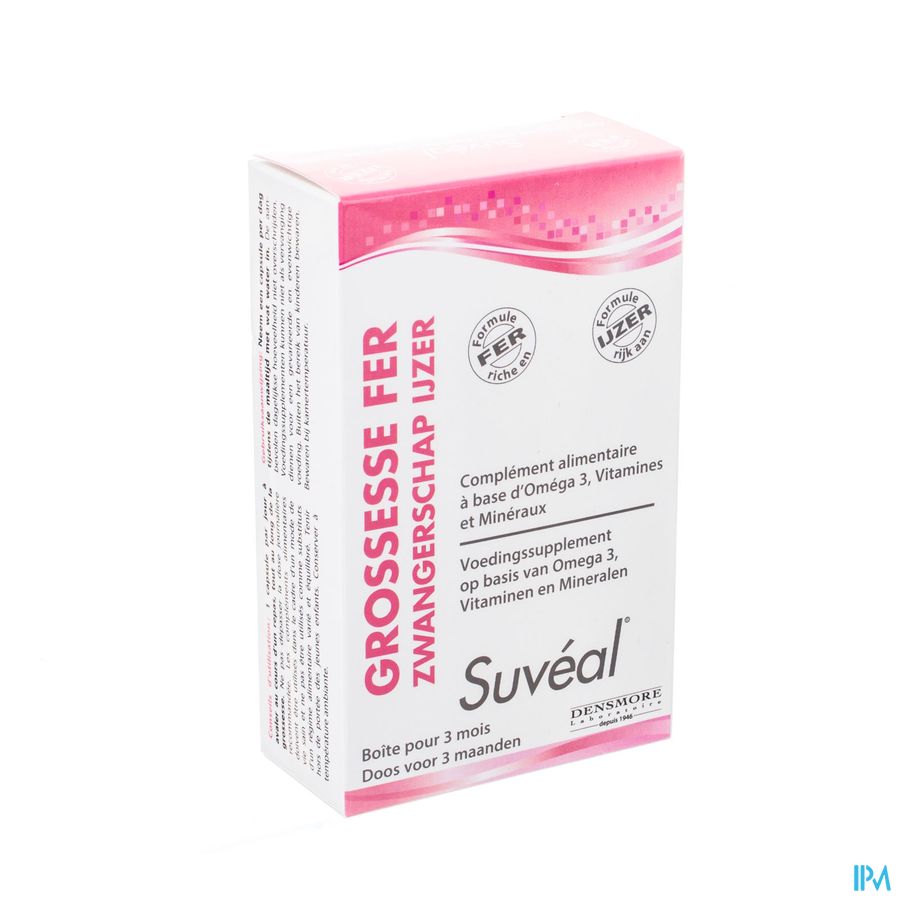 Suveal Zwangerschap Ijzer Caps 90 Suveal Zwangerschap Ijzer Caps 90