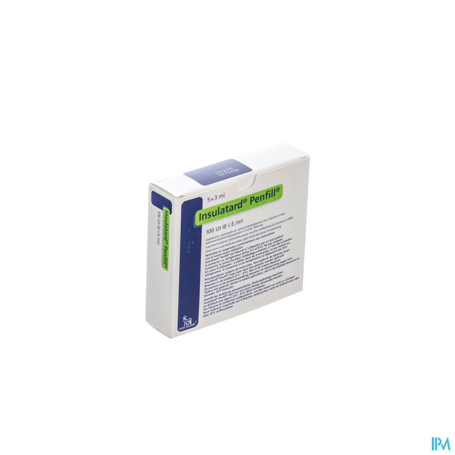 Insulatard Penfill 100 Iu/ml 5 X 3,0ml Insulatard Penfill 100 Iu/ml 5 X 3,0ml