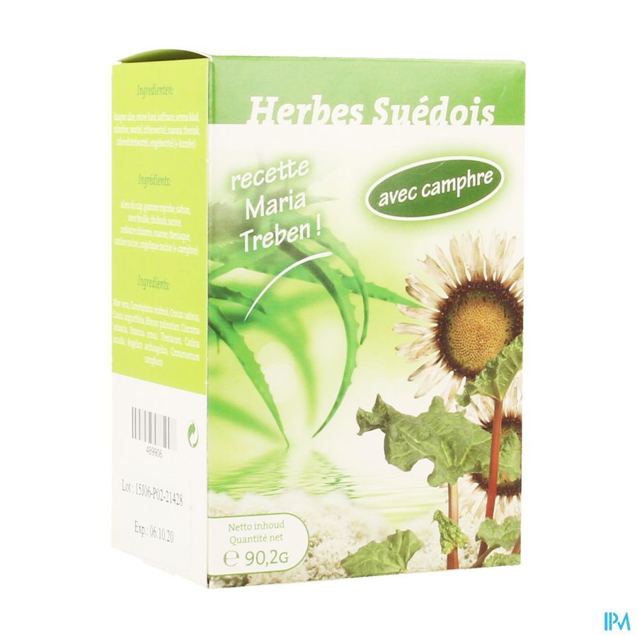 Herbes Suedois + Camphre 90,2g Fag Herbes Suedois + Camphre 90,2g Fag