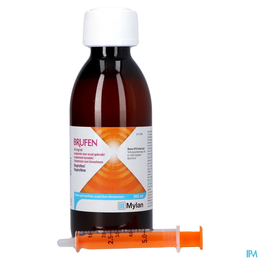 Brufen 40mg/ml Susp Oraal Gebruik 200ml 2