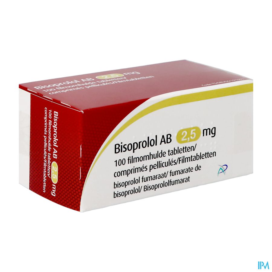 Bisoprolol Ab 2,5mg Filmomh Tabl 100 Bisoprolol Ab 2,5mg Filmomh Tabl 100