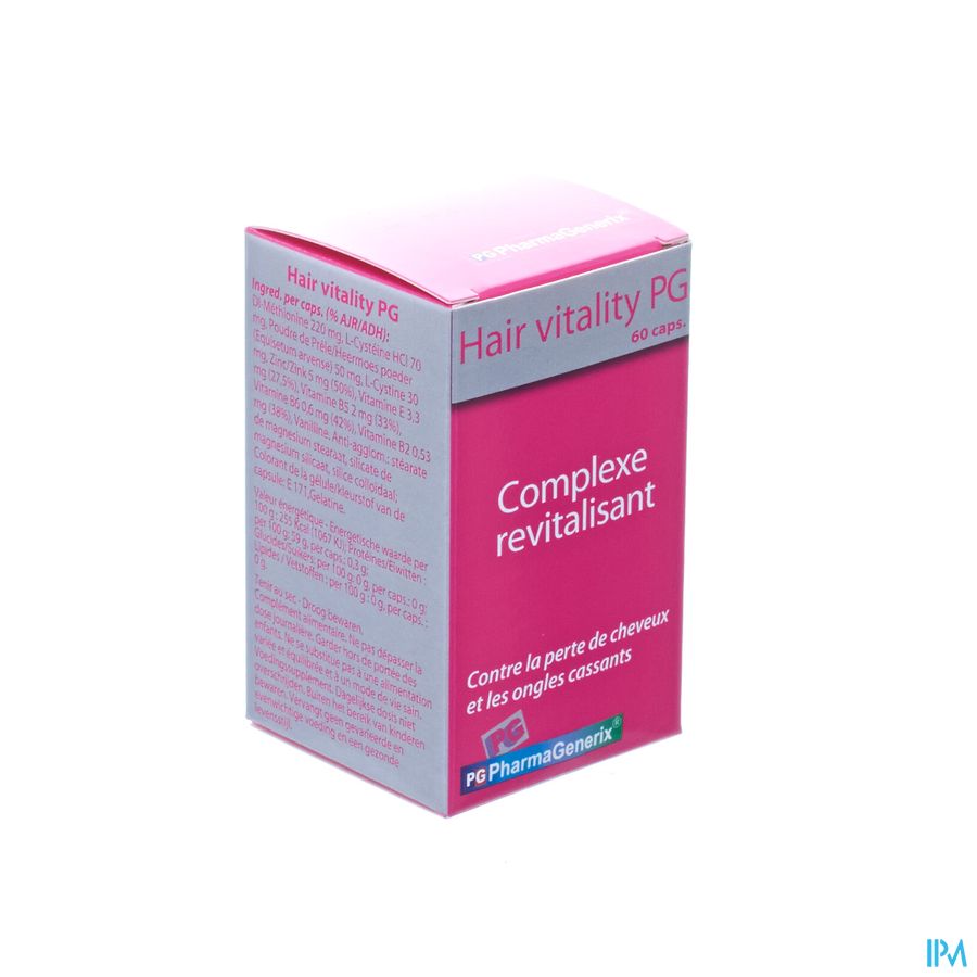 Hair Vitality Pg Pharmagenerix Caps 60 Hair Vitality Pg Pharmagenerix Caps 60