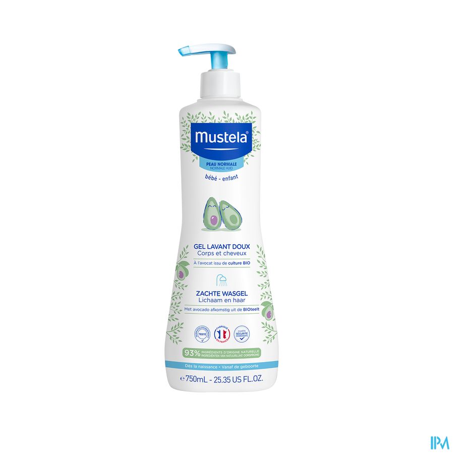 Mustela Pn Gel Lavant Doux 750ml 1