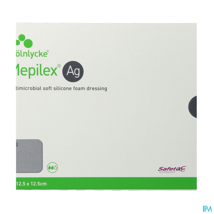 Mepilex Ag Verband Steriel 12,5x12,5cm 5 287121 3