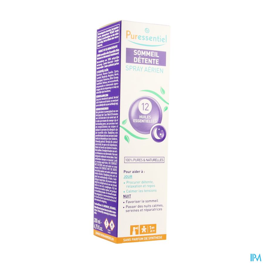 Puressentiel Slaap Ontspan.spray 12 Ess Olie 200ml 3
