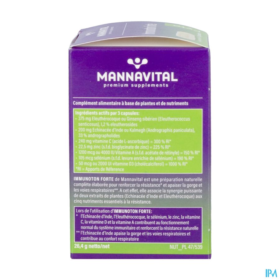 Mannavital Immunoton Forte V-caps 60 1