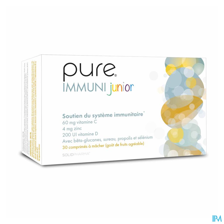 Pure Immuni Junior Kauwtabl 30 Pure Immuni Junior Kauwtabl 30