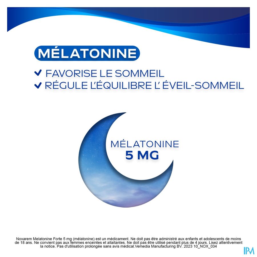 Noxarem Melatonine Forte 5mg Comp 10 3
