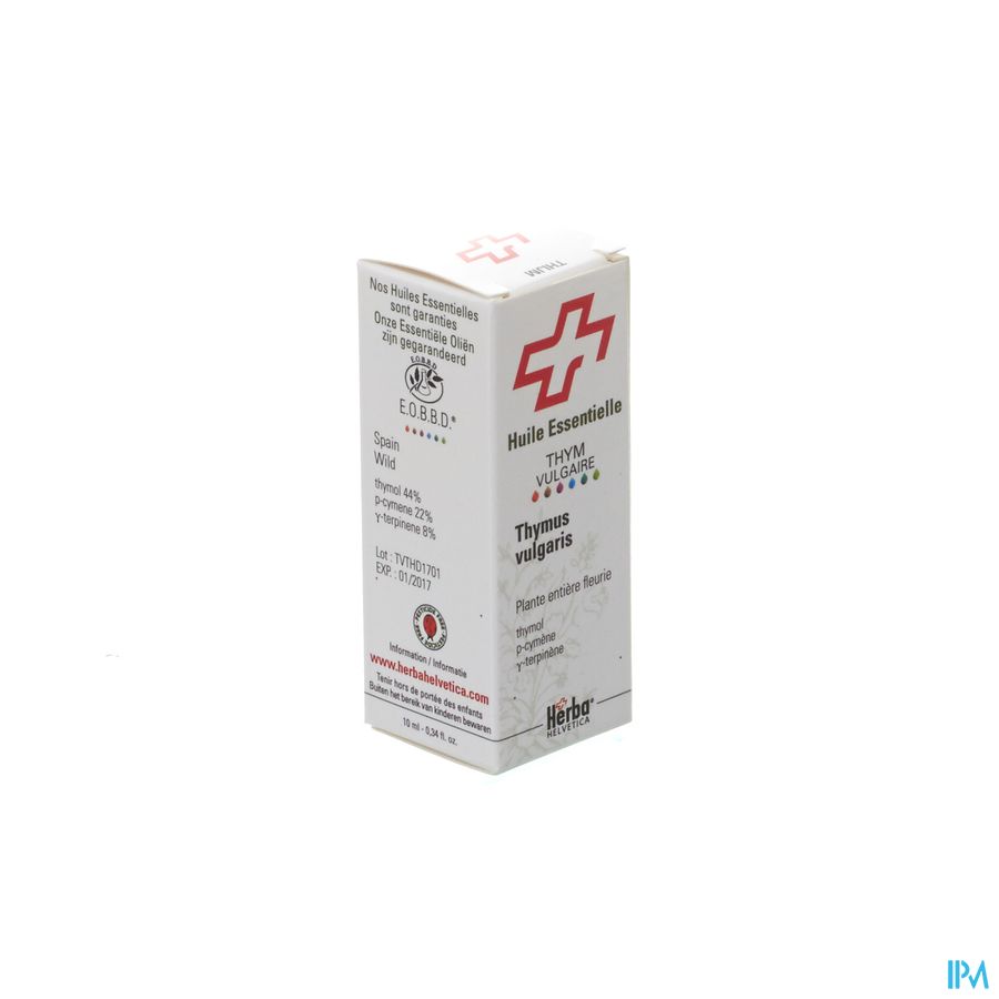 Thym Vulg.thymol Pe Fleur.herba Helv.hle Ess 10ml
