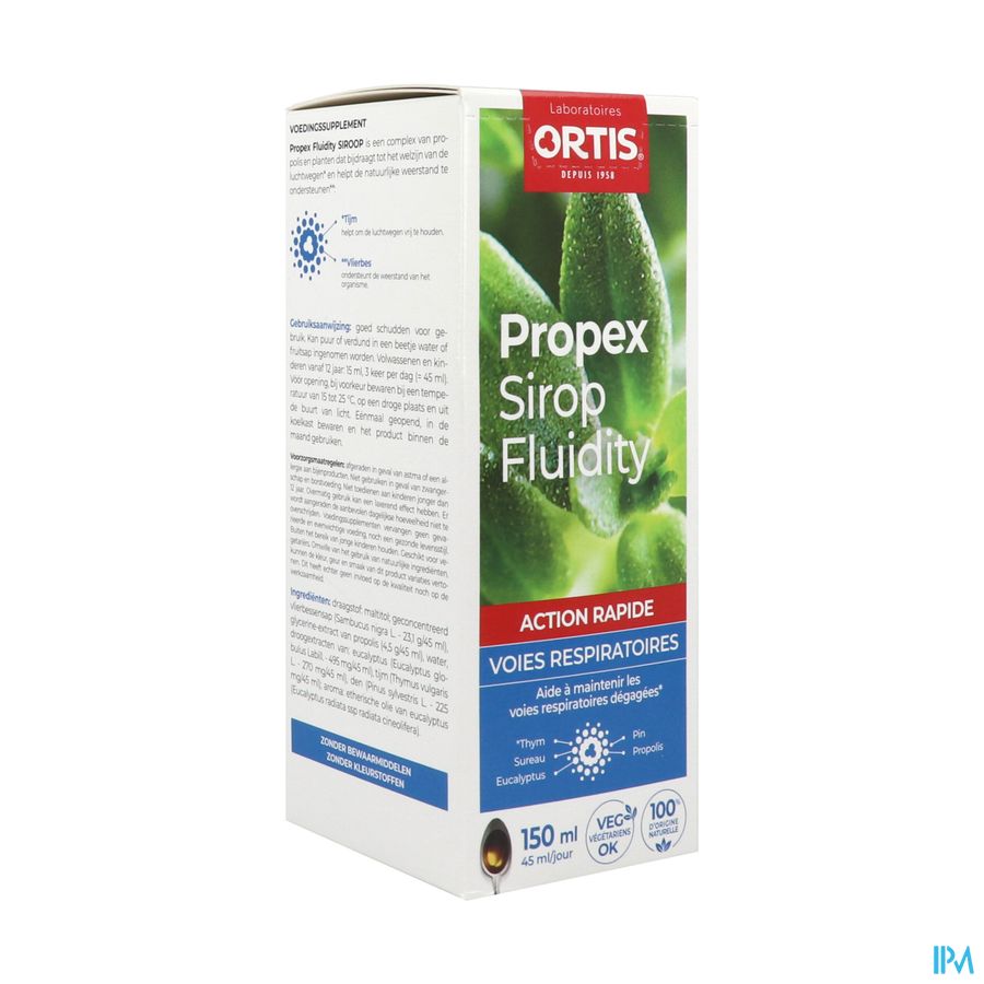 Ortis Propex Siroop Fluidity 150ml Ortis Propex Siroop Fluidity 150ml