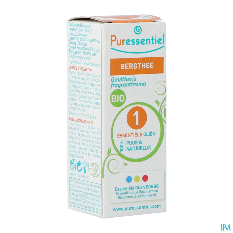 Puressentiel Eo Bergthee Bio Expert 10ml Puressentiel Eo Bergthee Bio Expert 10ml