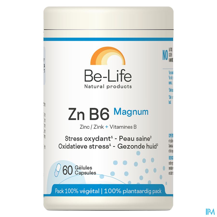 Zn B6 Magnum Minerals Be Life Gel 60 1