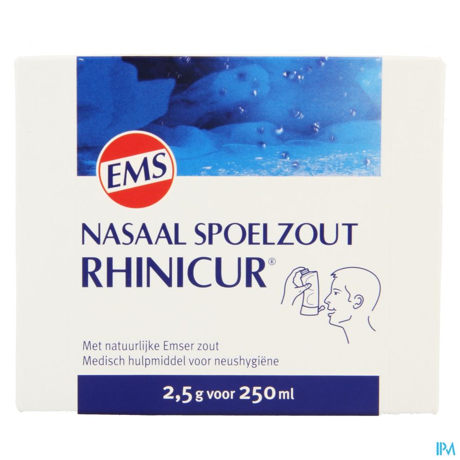 Rhinicur Nasaal Spoelzout Zakje 20x2,5g 10