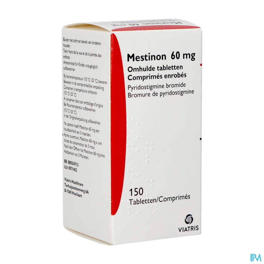 Mestinon Drag 150 X 60mg Mestinon Drag 150 X 60mg