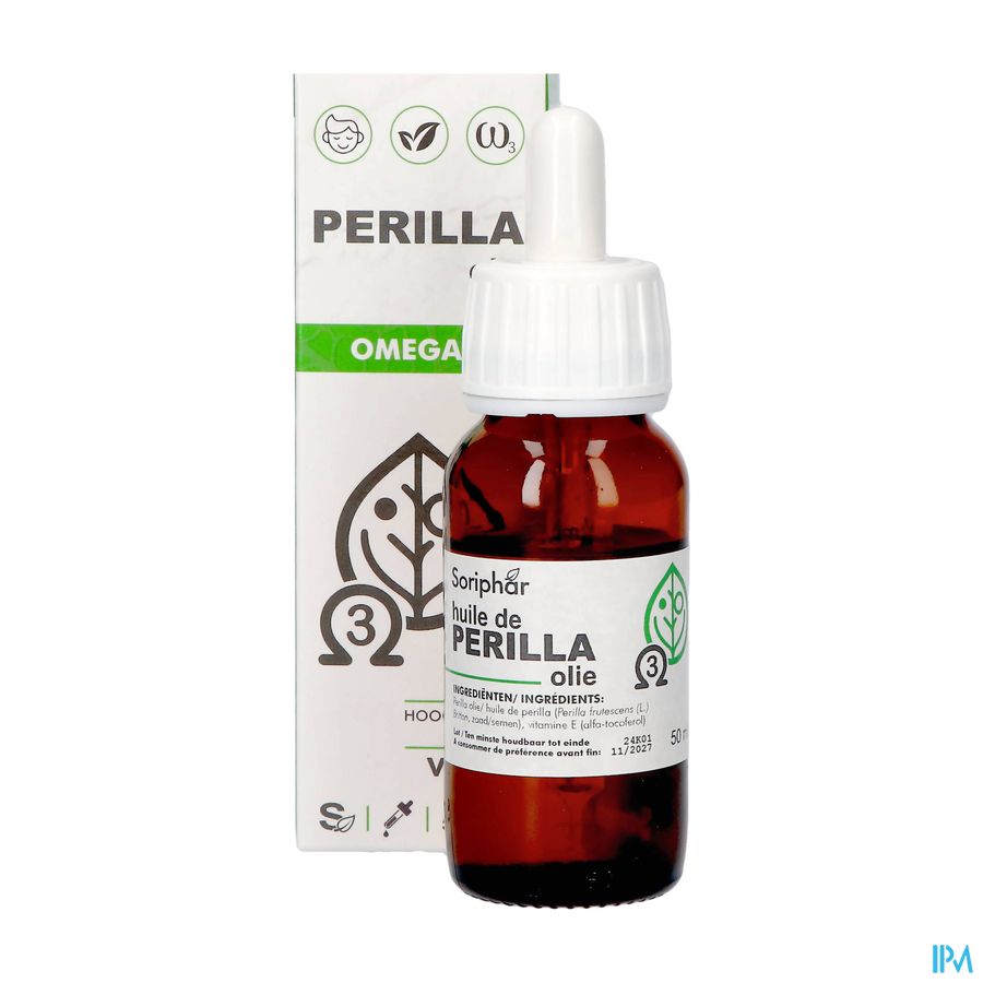 Soria Huile Perilla Omega 3 Vegan 50ml 5