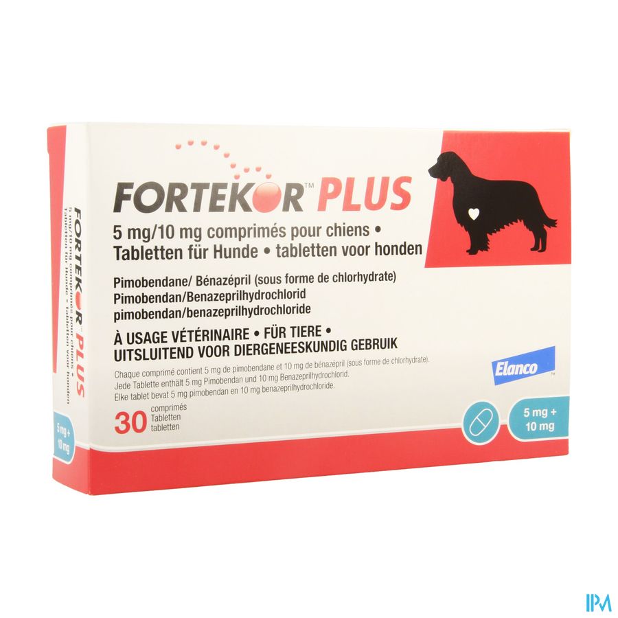Fortekor Plus 5mg/10mg Hond Comp 30 Fortekor Plus 5mg/10mg Hond Comp 30