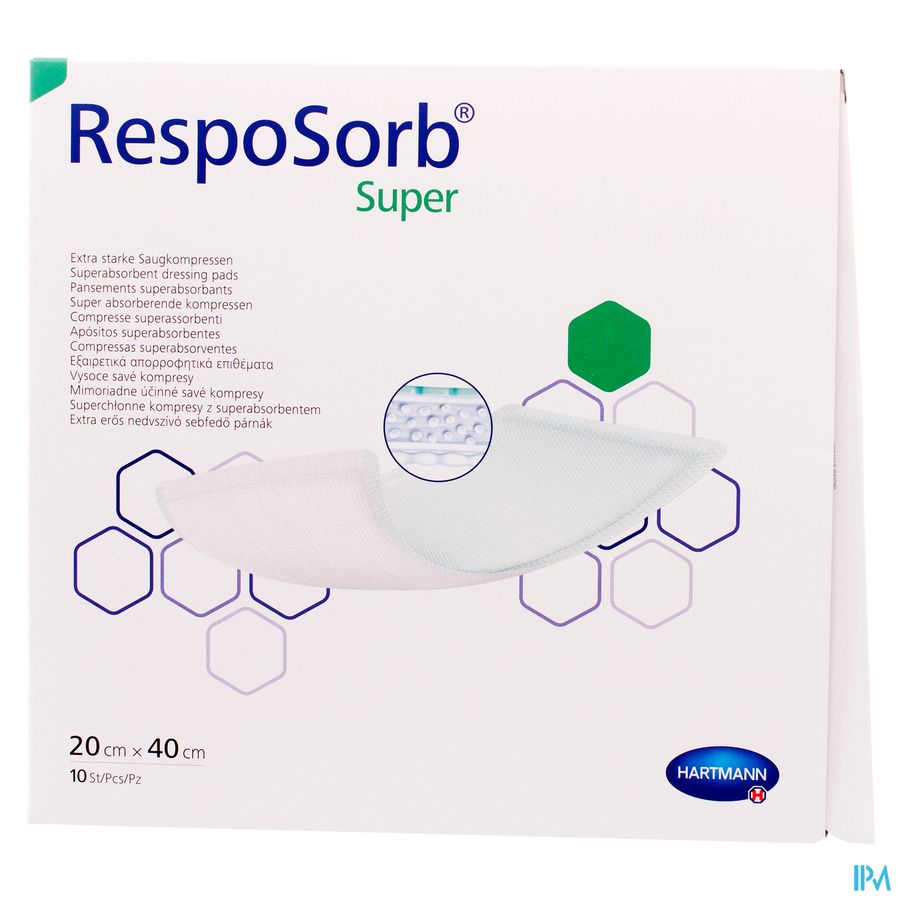 Resposorb Super 20x40cm 10 P/s 1