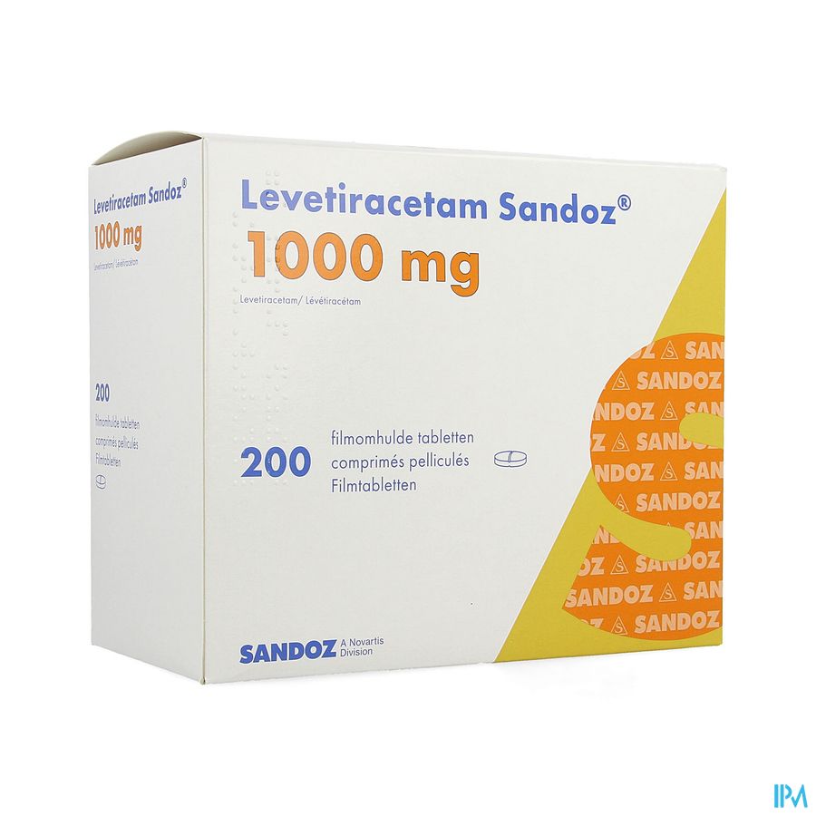 Levetiracetam Sandoz Filmomh Tabl 200 X1000 mg Levetiracetam Sandoz Filmomh Tabl 200 X1000 mg