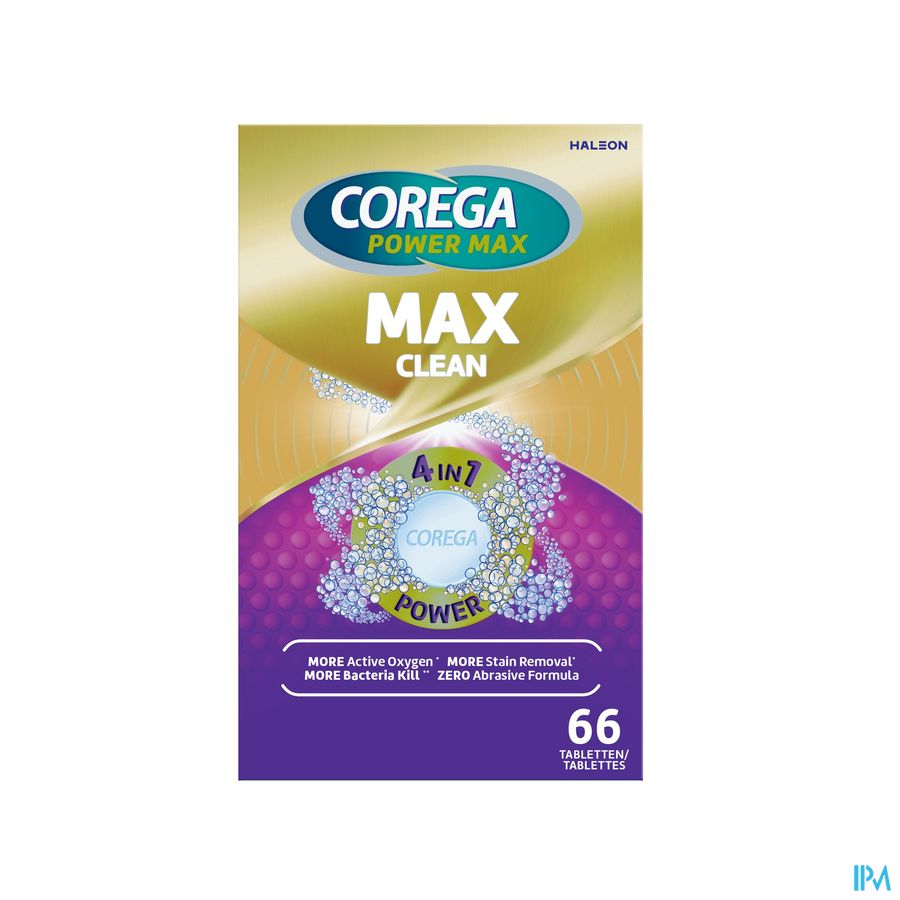 Corega Max Clean Tabl 66