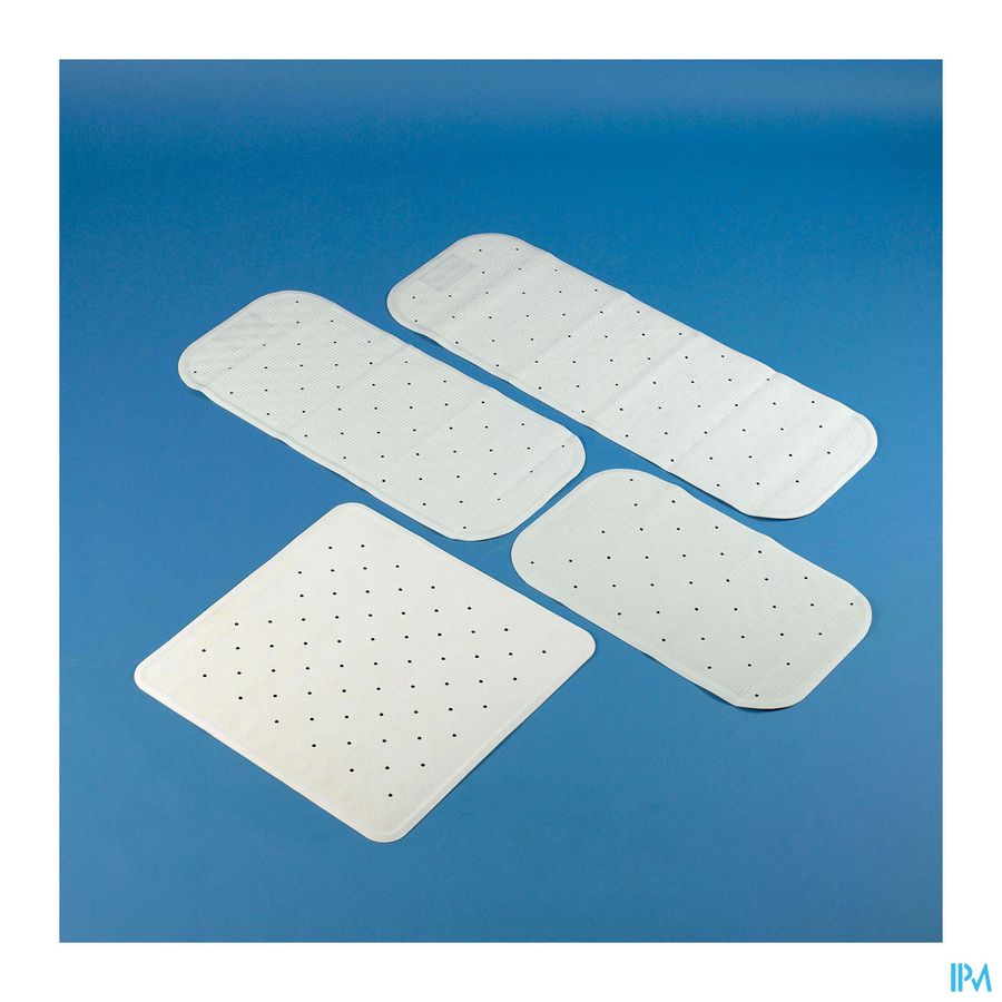 Douche-badmat A/slip Wit 54x54cm Ctc+zuignap Advys 4