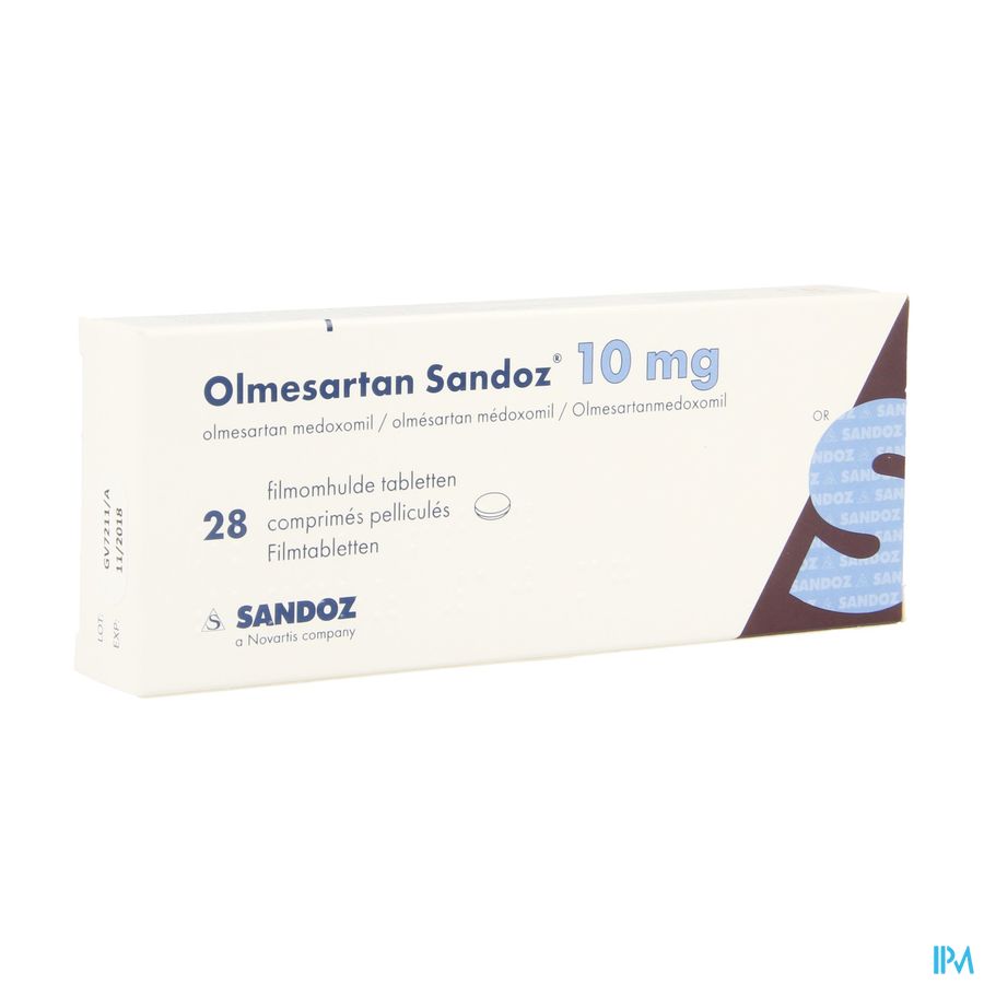 Olmesartan Sandoz 10mg Comp 28 X 10mg Olmesartan Sandoz 10mg Comp 28 X 10mg