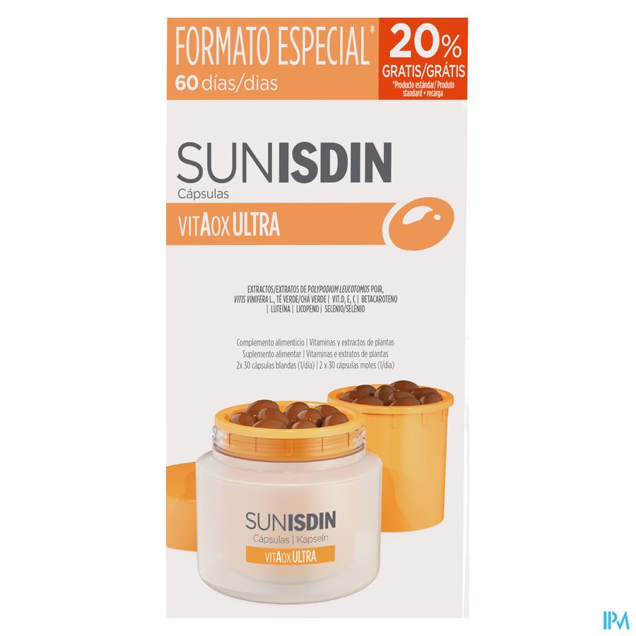 Isdin Fotoprotector Sunisdin Caps 2x30 Promo 2