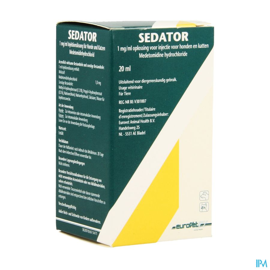 Sedator Inspuitbare Opl. 20ml