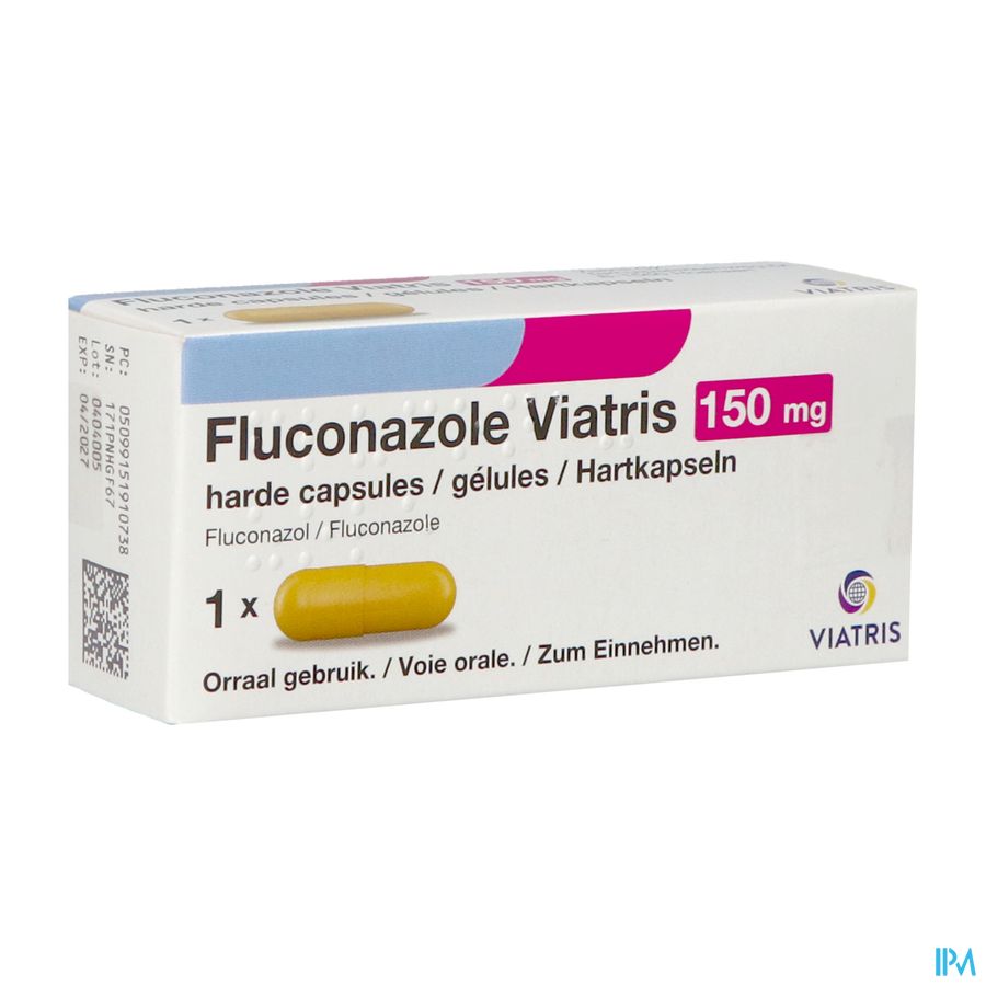 Fluconazole Viatris 150mg Caps 1 Fluconazole Viatris 150mg Caps 1