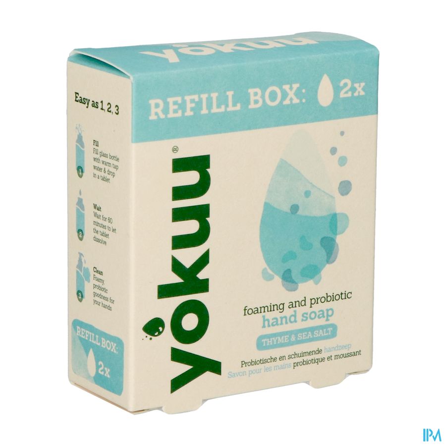 Yokuu Handzeep Refill Thyme&sea Salt Parels 2 Yokuu Handzeep Refill Thyme&sea Salt Parels 2