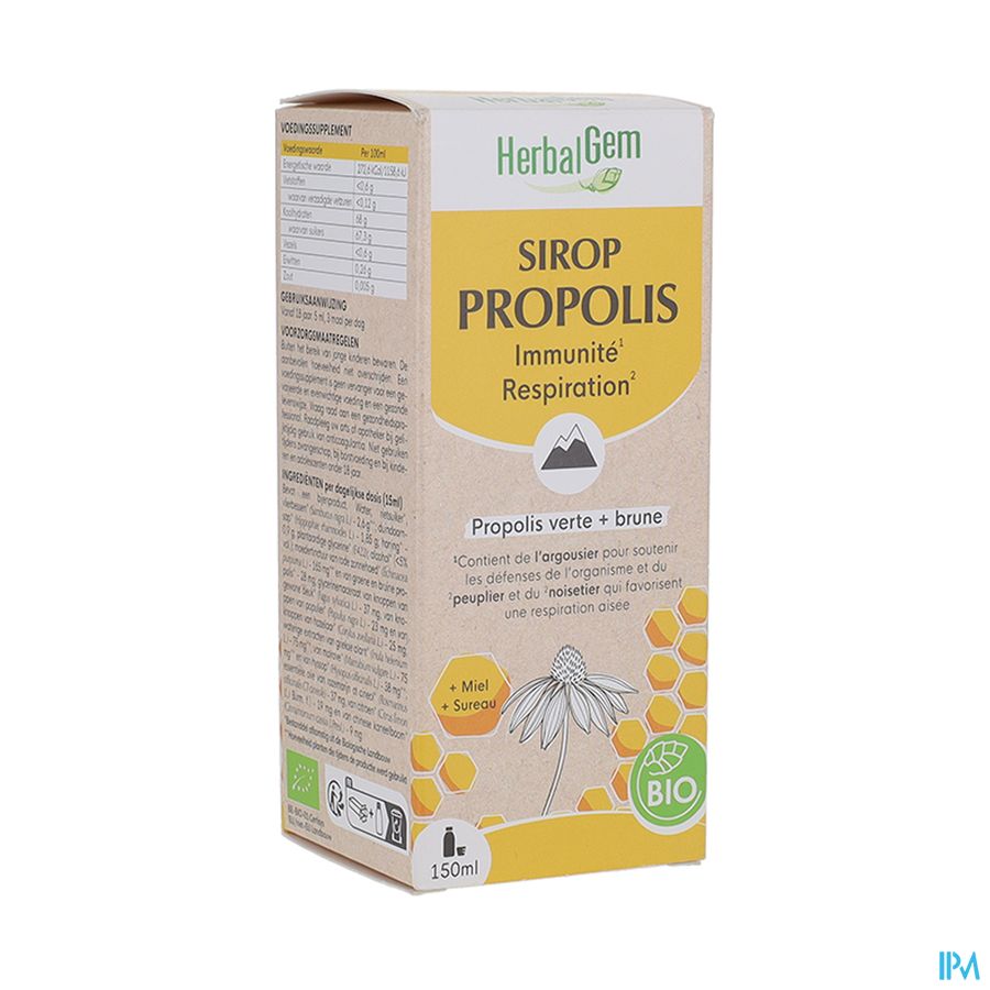 Herbalgem Propolis Sirop 150ml Herbalgem Propolis Sirop 150ml