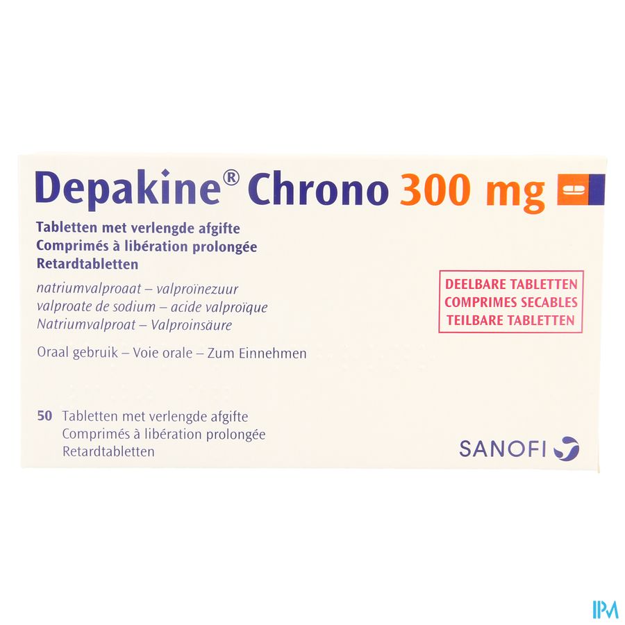 Depakine Chrono 300 Blister 5 X 10 Depakine Chrono 300 Blister 5 X 10