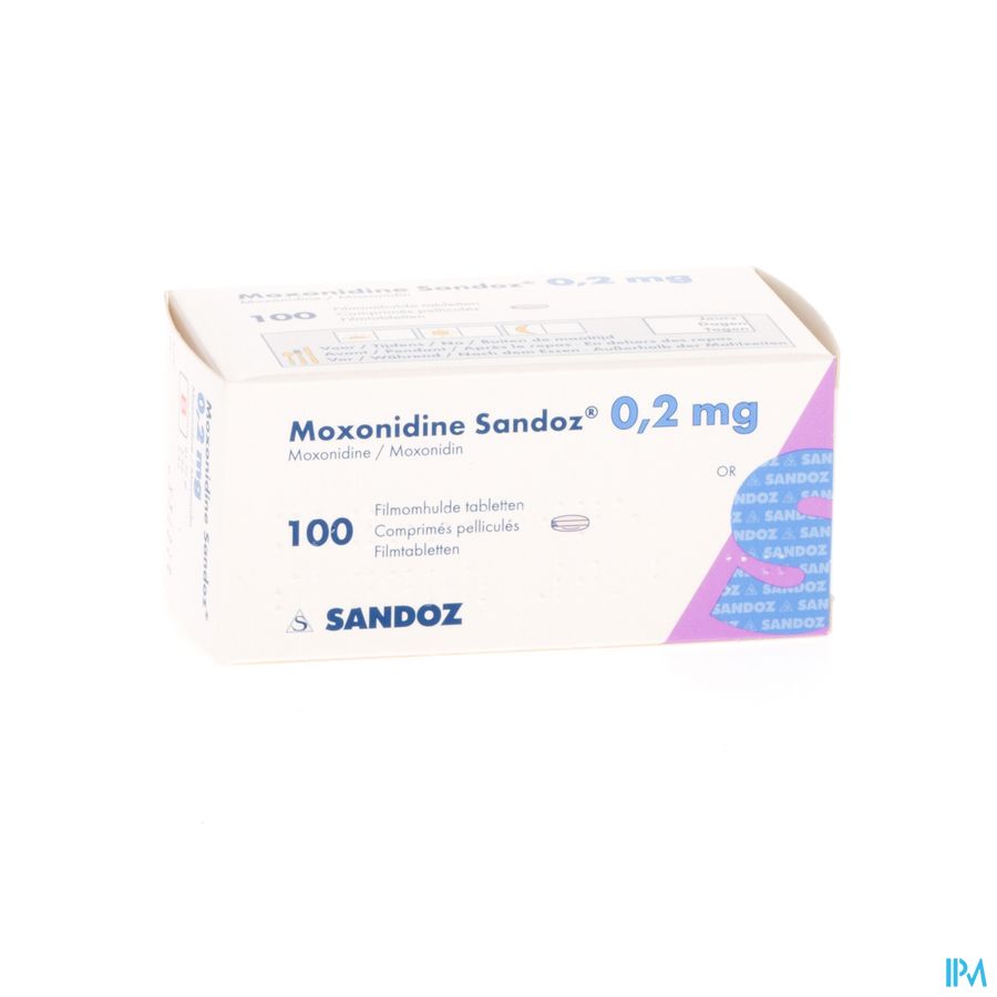Moxonidine Sandoz Comp 100 X 0,2mg Moxonidine Sandoz Comp 100 X 0,2mg