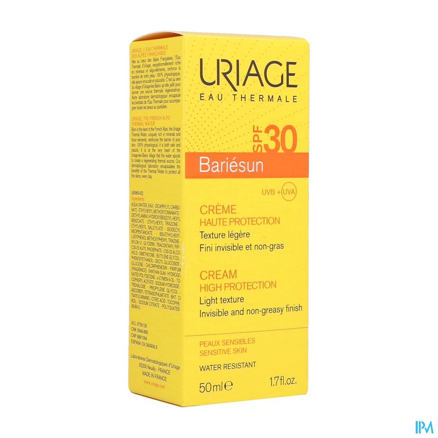 Uriage Bariesun Cr Ip30 Gev H 50ml