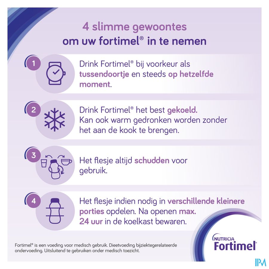 Fortimel Protein 2kcal Vanilla 4x200ml 13