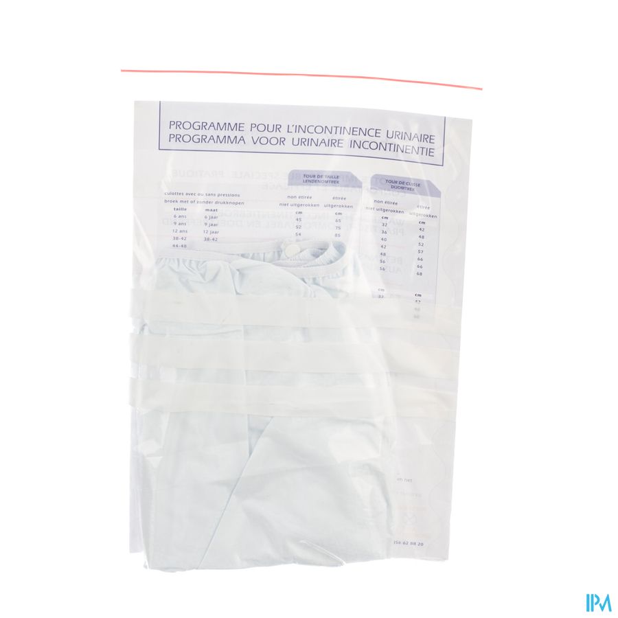 Pharmex Broek Incont +drukknop 50-56