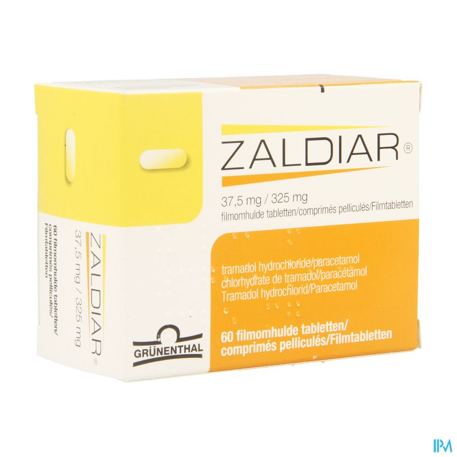 Zaldiar 37,5mg/325mg Pi Pharma Filmomh Tabl 60 Pip