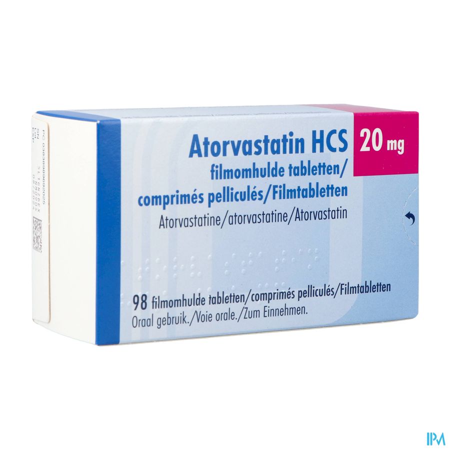 Atorvastatin Hcs 20mg Filmomh Tabl 98 Atorvastatin Hcs 20mg Filmomh Tabl 98