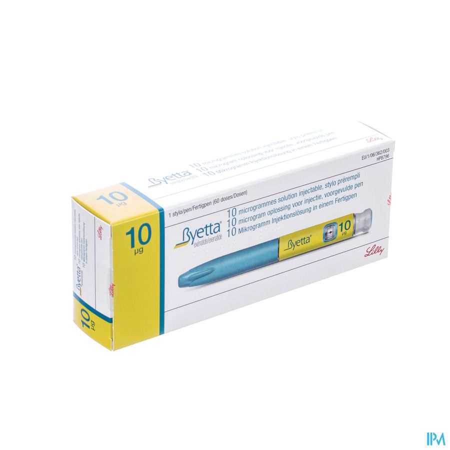 Byetta 10 Ug Sol Inj Ser Pre Rempl