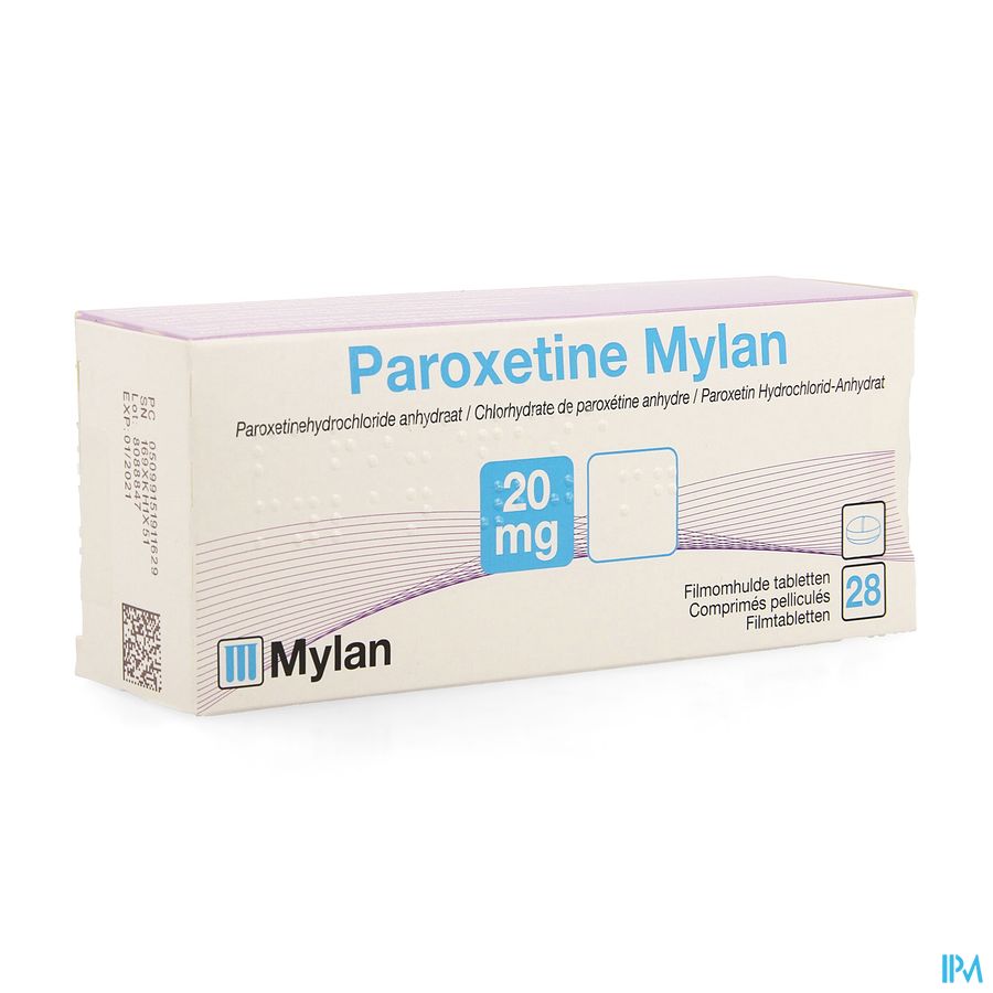 Paroxetine Viatris 20mg Comp 28 Blister Paroxetine Viatris 20mg Comp 28 Blister