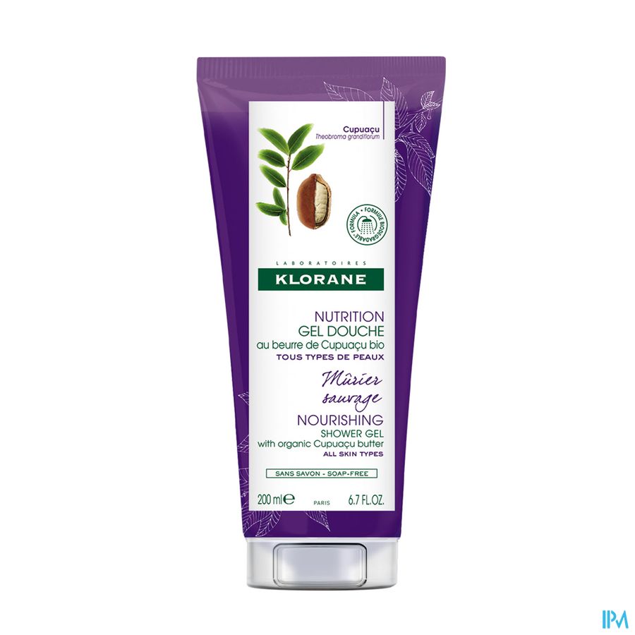 Klorane Lichaam Douchegel Moerbei Wild 200ml