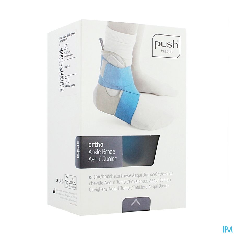 Push Ortho Chevillere Aequi Junior Ga/dr 23-27cm Push Ortho Chevillere Aequi Junior Ga/dr 23-27cm