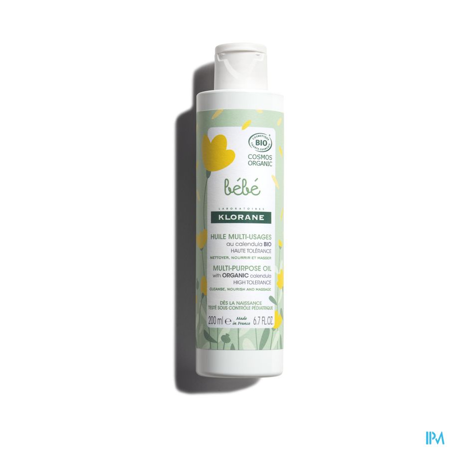 Klorane Bb Olie Multifunctioneel Bio 200ml 2